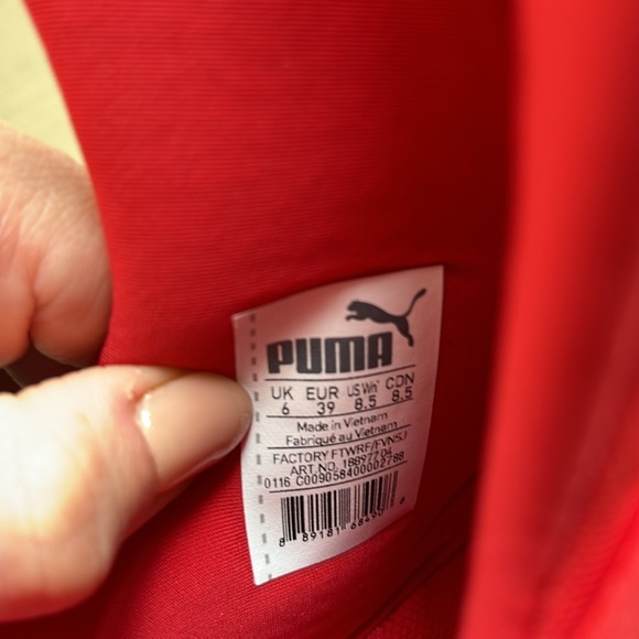 Kylie Jenner Red Puma Running Shoes, Sneakers DS2016 - Picture 15 of 15